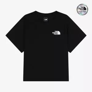 노스페이스 브랜드관 노스페이스키즈 공식 NT7US01T 키즈 고 투 반팔 티 BLACK 456407