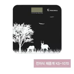 자동 온오프 전자식 디지털 체중계 1070 블랙 몸무게 측정 관리 미니