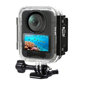 [미국배송] DJI 오스모 360 카메라용 KETOPKIN 보이지 않는 방수 케이스 45M / 148피트 수중 다이빙 하우징 보호 쉘 액세서리용 브래킷 포함