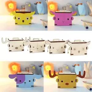 [아트박스]/영공방 DIY 나무 모형 조립 키트 동물 오르골 보석함 모음