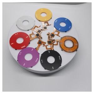 iPod Video 5세대 A1136용 교체 클릭 휠 - 빨간색/검은색/흰색/노란색/보라색/파란색/투명