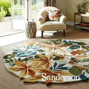 영국 샌더슨 로빈슨 우드 라운드 직수입 천연 울카페트 / M-사이즈 / CP24019