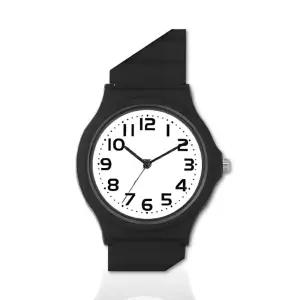 수능 스포츠 운동회 기념품 판촉 심플 손목시계 BLACK