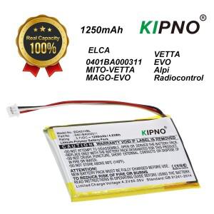 KIPNO 1250mAh 배터리 0401BA000311 ELCA EVO Mago-EVO Mito-Vetta Vetta와 호환 가능 - 교체용 노트북