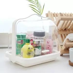 ( )Inomata 주방 식탁 식료품 정리 젖병보관 테이블 캐리