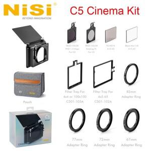 호환상품 Nisi C5 매트 박스 필터 키트 트루 컬러 VND 1-5 스톱 회전 OL 67mm 어댑터 링 세트 용 트레이
