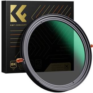 호환상품 K&F Concept 2in1 페이더 가변 nd 필터 + cpl 원형 편광 67mm ~ 카메라 렌즈 용