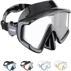 크레시 퍼펙트 뷰 스쿠버 다이빙 순수한 편안한 실리콘 스노클링 마스크 - 다양한 렌즈와 함께 제공 리버티