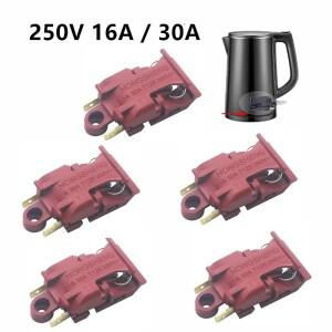 호환상품 전기 주전자 전원 스위치 16A 250V 온도 조절기 범용 액세서리 압력 점프 플라스틱 + 금속