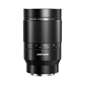 [미국배송] 라이트도우 240MM F5.6 리플렉스 렌즈 - 소니 알파 A9 A7R A7S A7500 A6400 A6300 A6100 A5100 NEX-7 NEX-6 NEX-5T NEX-5R용 망원 수동 초점 SLR 카메라