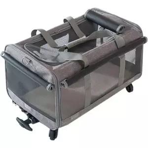 애견 이동가방 강아지 고양이 휴대용 케이지 바퀴달린 캐리어 외출용 여행가방 확장형