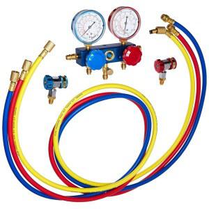 Robinair (49134A) R134 알루미늄 매니폴드 호스 세트 및 커플러 멀티컬러