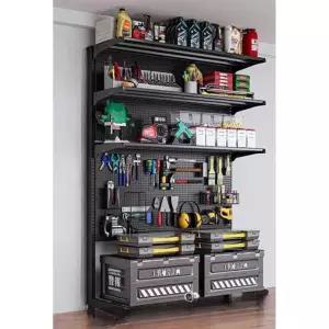 타공판 선반 철제 수납 악세사리 악세서리 이층 보드 철판