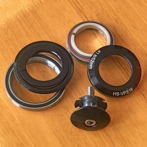 41.8-52mm 자전거 헤드셋 교체 더블 베어링 마운틴 포트 포크 스템 사이클링 액세서리