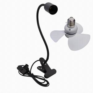 소형 냉각 선풍기 E27 나사 가정용 천장 데스크탑 전기 주방 침실 기숙사 거실 서재 테이블 팬 5W