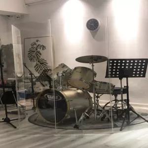 아크릴 파티션 방음 투명 녹음실 접이식 스튜디오 연습실