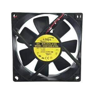 ADDA AD0812HB-A70GL 80x80x25mm DC 12V 0.25A 볼 베어링 냉각 팬, PC 케이스, 전원 공급 장치, 전자 장치