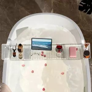 길이조절 욕조 반신욕 선반 트레이 거치대 테이블 받침