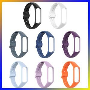 호환 갤럭시 호환 핏 2 SM-R220 손목 스트랩용 시계 밴드 외부 장식 부품 순수 실리콘 교체용