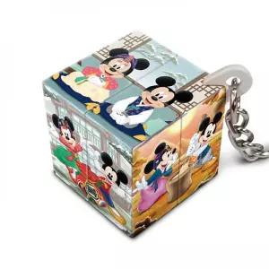 2x2 한국의 미키와 미니 큐브 퍼즐 디즈니 키링