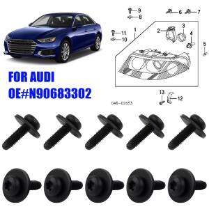 헤드라이트 Assy Torx 둥근 머리 볼트 나사(와셔 N 포함) 90683302 VW Passat 골프용 Audi A4 S4 Q5 Q7 A6