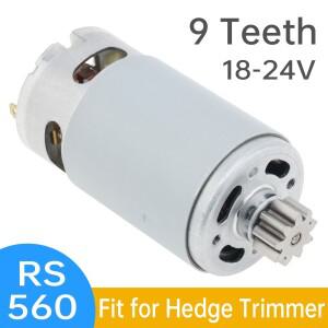 RS560 헤지 트리머 모터 18V-24V 커터 DC 9개 기어 포함 가전제품용