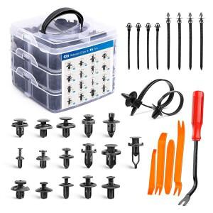 호환상품 자동차 리테이너 패스너 푸시  플라스틱 클립 핀 리벳 범퍼 키트 나사 문짝 패널