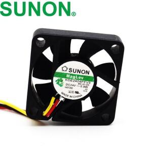 SUNON용 오일 베어링 냉각 축 팬, DC 24V, 0.9W, 4010, 40x40x10mm, 40mm, KDE2404PFV3