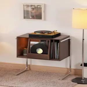 엘피 수납장 LP랙 다용도 레코드판 보관 거실 인테리어 투명 정리함