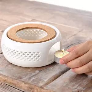 7day 도자기 티 워머 S-2 차데우기 힐링 우리기 유리 양초 다기용품 다도 라이트 데우기