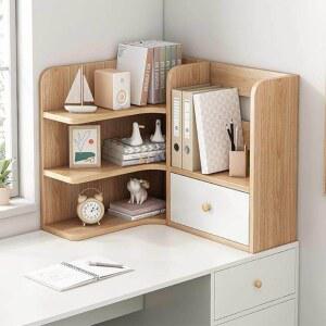 책상책꽂이 간이책장 책상위 정리함 801652 스탠딩 두꺼운 스탠드 정리대