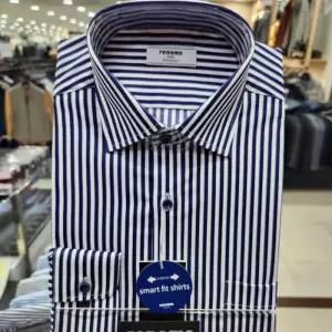 [레노마셔츠]런던 스트라이프 일반핏 RZRSGP008_DG