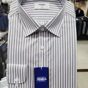 [레노마셔츠]트윌 런던 스트레치 스트라이프 RZRSG0032B_DG