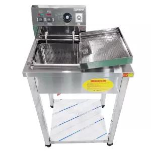 대신전기산업 튀김기 업소용 식당 치킨튀기는기계 통닭1마리 DS-100ST 스텐1구