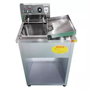 대신전기산업 전기튀김기 업소용 1구 치킨튀김기계 DS-100 도장