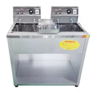 대신전기산업 업소용튀김기 2구 치킨기계 통닭2마리 DS-200 도장 식당