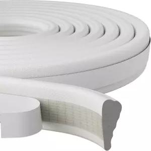 118 문틀용 웨지 웨더 스트리핑 도어 씰 스트립 겨울철 자동 접착 창문 단열재 가벼운 소음 차단용 다크 폼