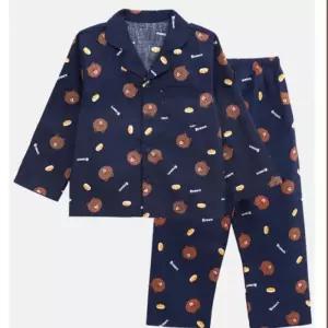 [레노마 이너웨어]라인프렌즈 아동 9부 파자마 세트 2호 FC3SM61589_HDD