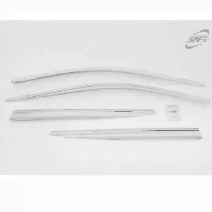 트랙스 크로스오버 전용 크롬 썬바이저 몰딩