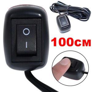 범용 자동차 스위치 붙여 링 (케이블 안개 드라이브 유형 12V 네온 ) 토글 넣기 불빛 조명 60cm/100cm