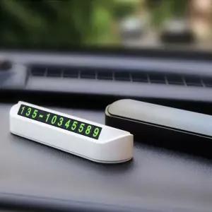 전화 번호판 차 주차 자동차 연락처 핸드폰 차량용