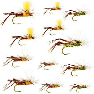 Outdoor Planet 12 Psycho Prince /Anato May /PMX /낙하산 호퍼 드라이 및 유충 파리 송어 루어 모음