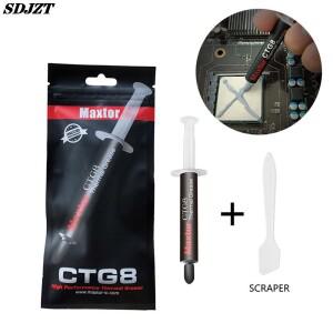 맥스터 미니 서멀 페이스트, CPU 프로세서, 실리콘 그리스, GPU 컴퓨터 라디에이터, CTG8, 12.8W/mk