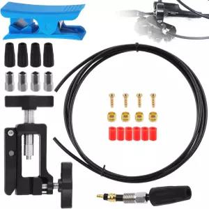 바늘 드라이버 삽입 도구와 시마노 BH59 시스템용 호스 커터가 포함된 Wokape 25Pcs 2500mm 자전거 유압