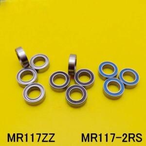 10pcs MR117-2RS L-1170 677 볼 베어링 7x11x3mm 소형