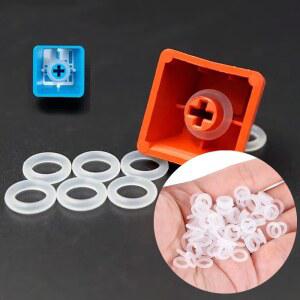 130개 투명 고무 씰링 스위치 가스켓 키보드 기계식 댐퍼 스위치에