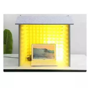 미니 가정용 간이부스 1인용 부스 매트 노래방 휴대용