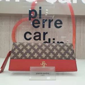 [피에르가르뎅]브랜드로고와 가죽 콤비가 이쁜 이단장지갑(17784)_GN