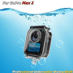 고프로 맥스 2용 투명 다이빙 보호 케이스 수상 스포츠 전용 액세서리 방수