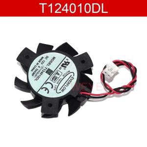 EVERFLOW  냉각 팬, T124010DL, DC12V, 0.1A, 2 라인